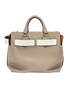 2Way Shoulder Bag, &pound;395, Handbags, Grey, Leather, Back view